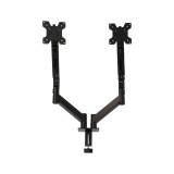 แขนจับจอมอนิเตอร์ TECHPRO Ergonomic Dual Monitor Arm Black (MA28-24)