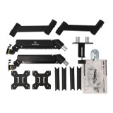 แขนจับจอมอนิเตอร์ TECHPRO Ergonomic Dual Monitor Arm Black (MA28-24)
