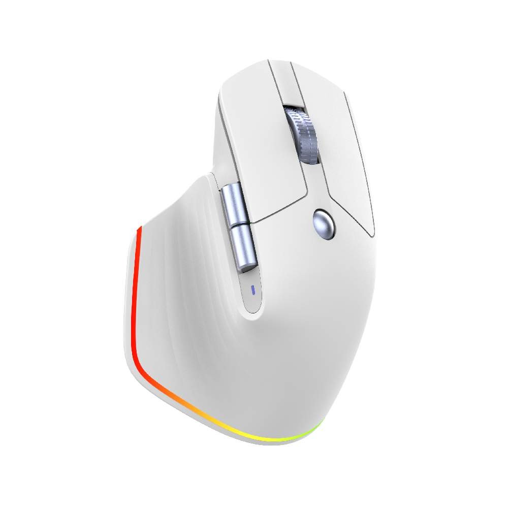 เมาส์ไร้สาย Gconic PRIME Wireless Ergonomic White