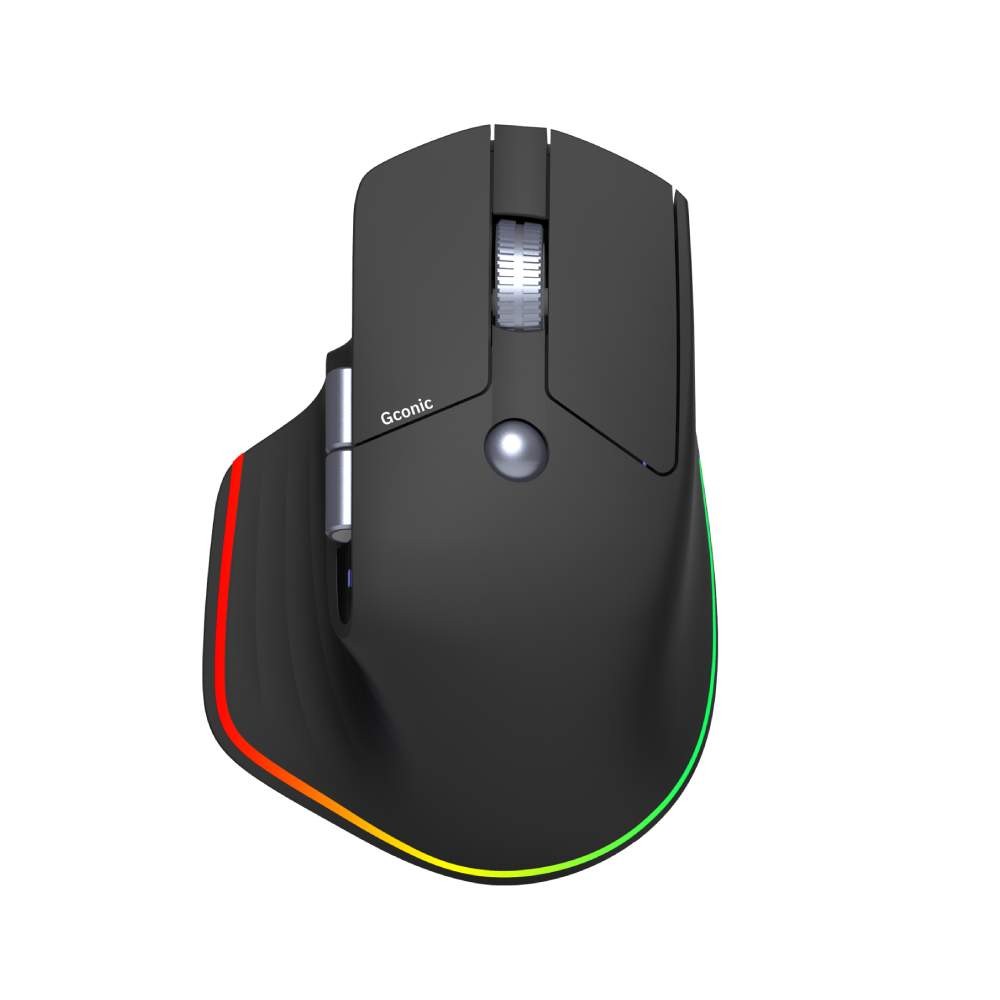 เมาส์ไร้สาย Gconic PRIME Wireless Ergonomic Black