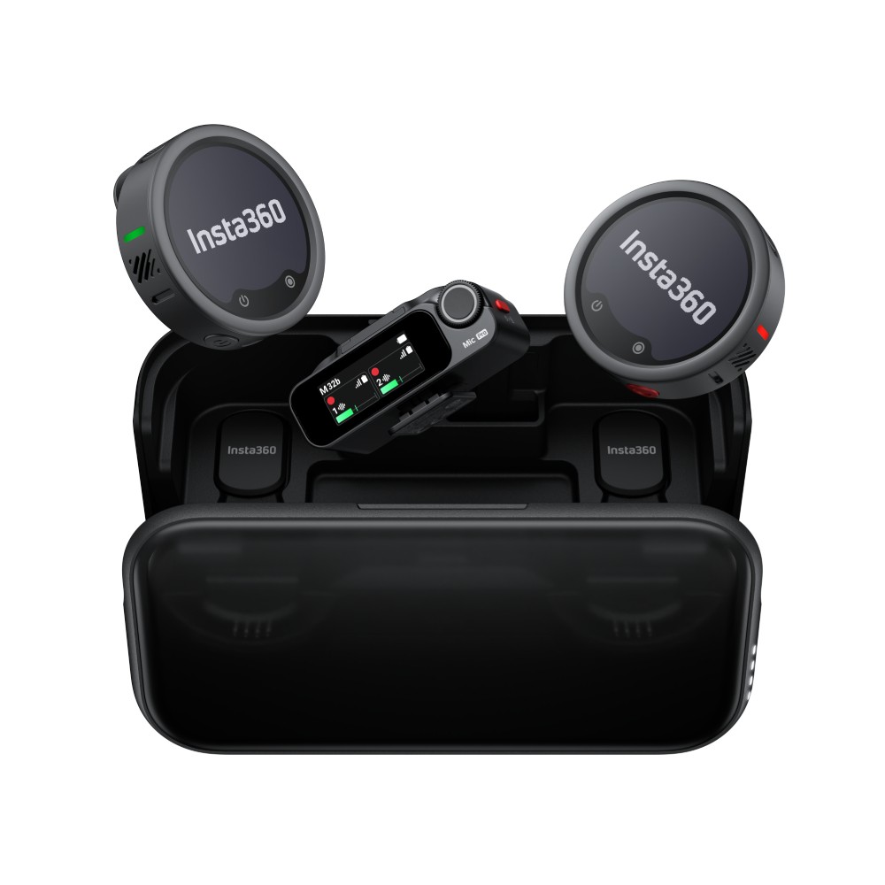 ไมโครโฟนไร้สาย Insta360 Mic Pro (2TX + 1RX)