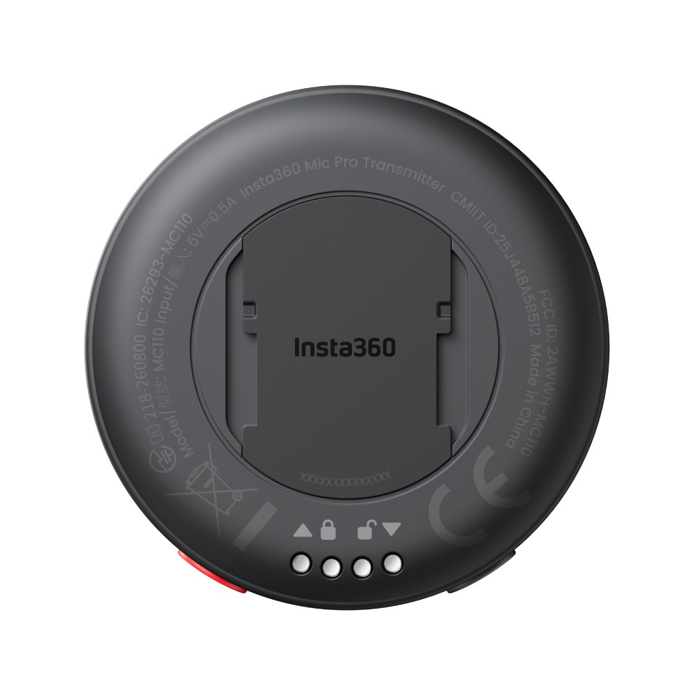 ตัวส่งสัญญาณไมโครโฟน Insta360 Mic Pro Transmitter Graphite Black