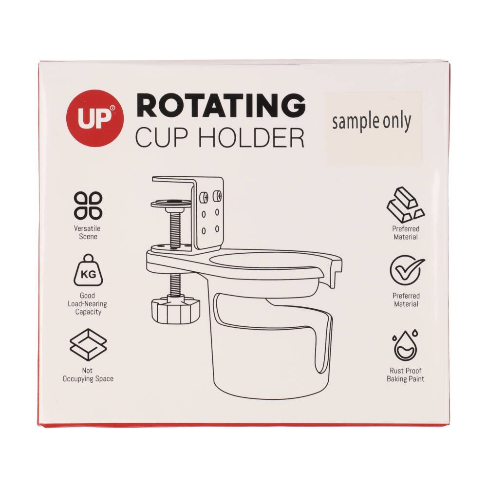 ที่วางแก้ว UP7 Rotating Cup Holder Black