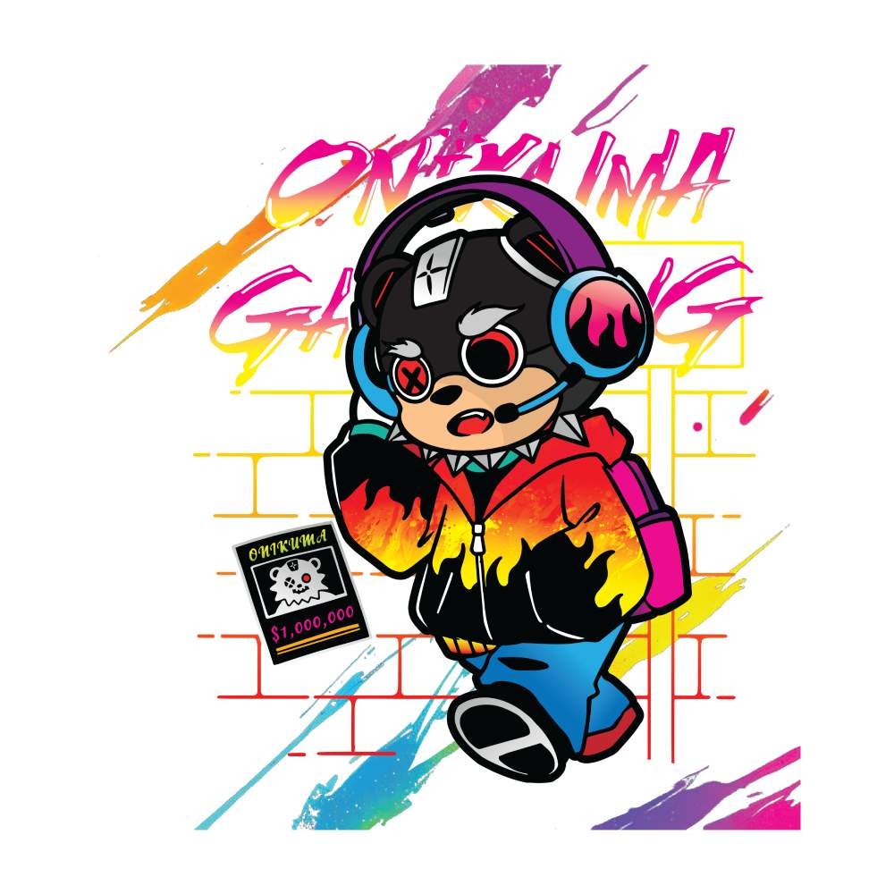 แผ่นรองเมาส์ Onikuma Bounty Kuma (MP009) 900x400x3mm Black