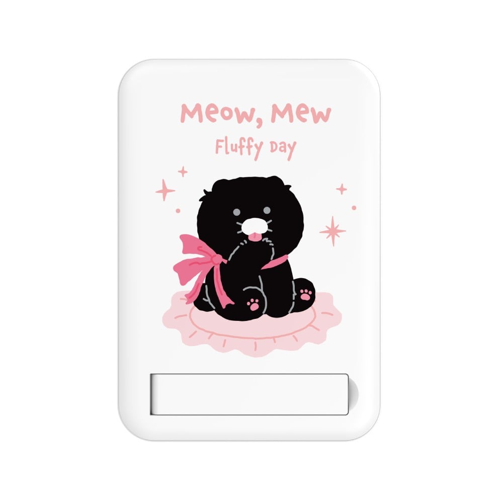 QPLUS x KAKAO Friends พาวเวอร์แบงค์ Mini Magnetic Wireless 10000 mAh 15W W1024 (CCC) Fluffy day White