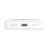 QPLUS x KAKAO Friends พาวเวอร์แบงค์ Mini Magnetic Wireless 10000 mAh 15W W1024 (CCC) Meow Meow White
