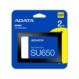 เอสเอสดี ADATA SU650 2TB SSD SATA 2.5 3D R520MB/W450MB (SU650SS-2TT-R) 3Y