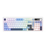 คีย์บอร์ดเกมมิ่ง Ajazz AK980 V2 LCD Cloud High Silent Switch