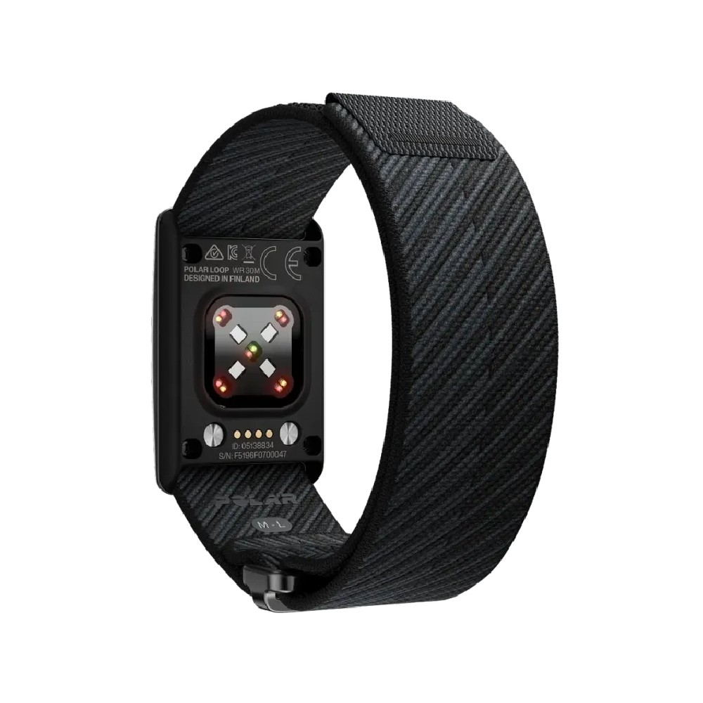 สายรัดข้อมือ POLAR LOOP GEN2 Night Black BLK/BLK S-L