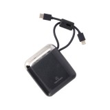 พาวเวอร์แบงค์ TECHPRO 10000 mAh Built-In Cable 22.5W UP1001 (CCC) Navy Blue
