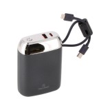 พาวเวอร์แบงค์ TECHPRO 20000 mAh Built-In Cable 22.5W 1076-2D (CCC) Navy Blue