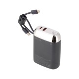 พาวเวอร์แบงค์ TECHPRO 20000 mAh Built-In Cable 22.5W 1076-2D (CCC) Navy Blue