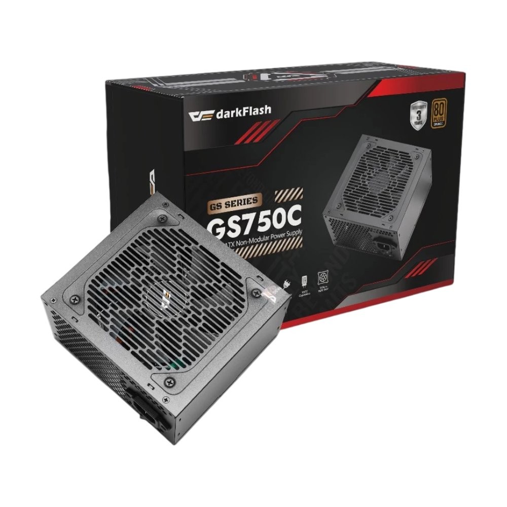 พาวเวอร์ซัพพลาย DARKFLASH GS750C 750W 80 Plus Bronze (DF-PSU-GS750C-K)