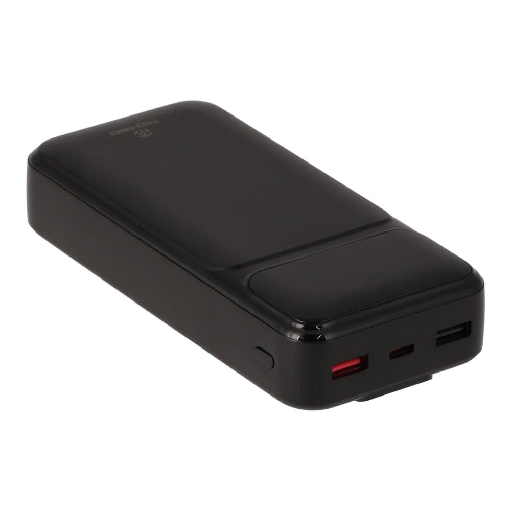 พาวเวอร์แบงค์ TECHPRO 20,000 mAh Built in Cable 22.5W C20 (CCC) Black