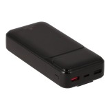 พาวเวอร์แบงค์ TECHPRO 20,000 mAh Built in Cable 22.5W C20 (CCC) Black
