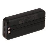 พาวเวอร์แบงค์ TECHPRO 20,000 mAh Built in Cable 22.5W C20 (CCC) Black