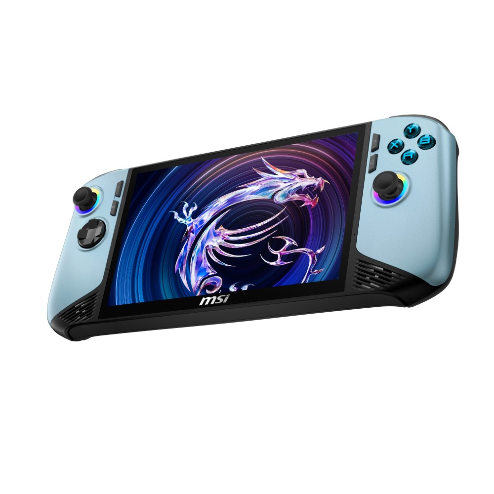 เครื่องเล่นเกม MSI Claw 8 AI+ A2VM Glacier Blue Edition-243TH