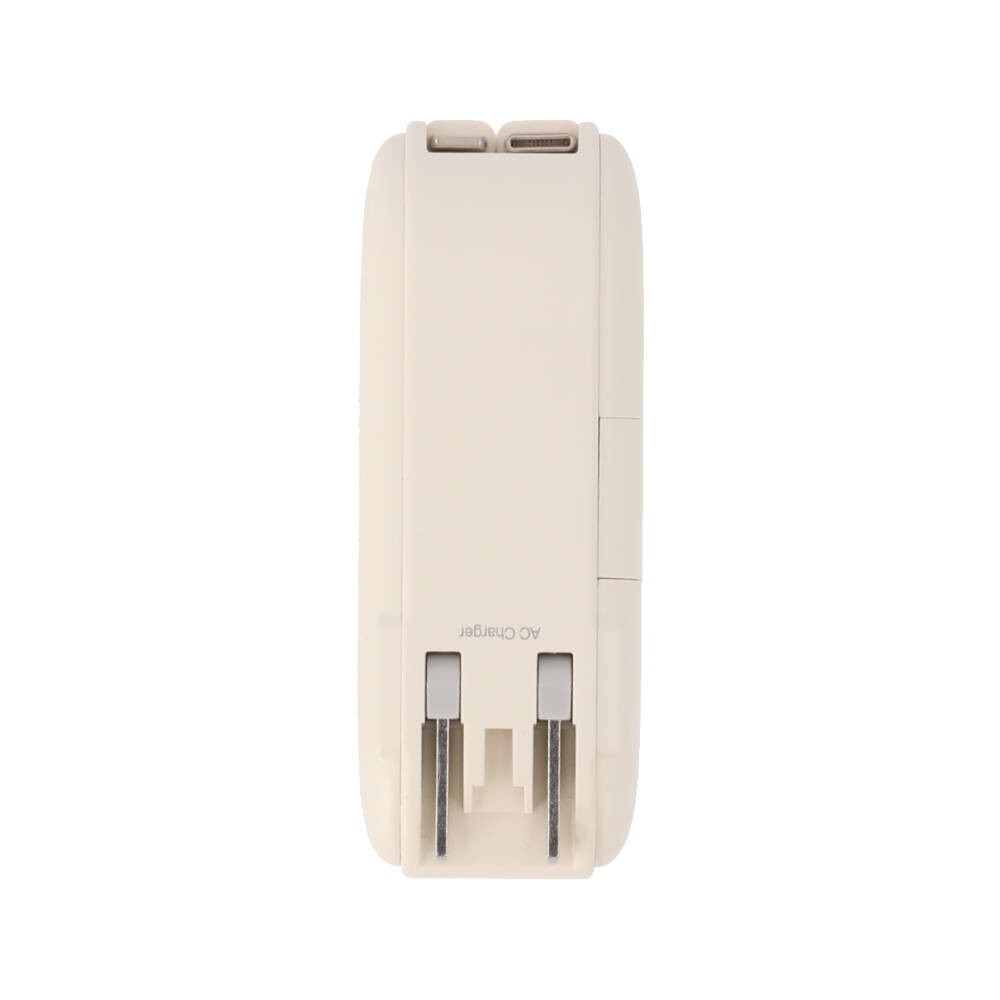 พาวเวอร์แบงค์ TECHPRO 15,000 mAh Built-In Cable 3-in-1 22.5W UP1501 (CCC) Cream
