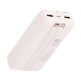 พาวเวอร์แบงค์ TECHPRO 20,000 mAh Built in Cable 22.5W C20 (CCC) White