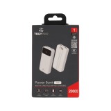 พาวเวอร์แบงค์ TECHPRO 20,000 mAh Built in Cable 22.5W C20 (CCC) White