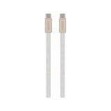 สายชาร์จ Blue Box USB-C to USB-C Cable 60W 1M. Mag Flat White (BB-C11)