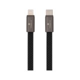 สายชาร์จ TITANV USB-C to Lightning MagCord II 27W Super Fast Charge 1M. Knitting Black