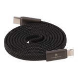 สายชาร์จ TITANV USB-C to Lightning MagCord II 27W Super Fast Charge 1M. Knitting Black