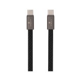 สายชาร์จ TITANV USB-C to USB-C MagCord II 60W Super Fast Charge 1M. Knitting Black