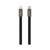 สายชาร์จ TITANV USB-C to USB-C MagCord II 60W Super Fast Charge 1M. Knitting Black