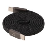 สายชาร์จ TITANV USB-C to USB-C MagCord II 60W Super Fast Charge 1M. Knitting Black