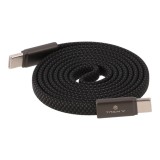 สายชาร์จ TITANV USB-C to USB-C MagCord II 60W Super Fast Charge 1M. Knitting Black