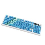 คีย์บอร์ดเกมมิ่ง Ajazz AK980 V2 Pro Crushed Ice Blue Lychee Switch