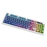 คีย์บอร์ดเกมมิ่ง Ajazz AK980 V2 Pro Glass Soda Lychee Switch