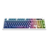 คีย์บอร์ดเกมมิ่ง Ajazz AK980 V2 Pro Glass Soda Lychee Switch