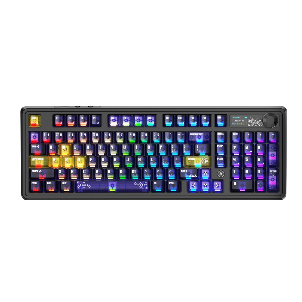 คีย์บอร์ดเกมมิ่ง Ajazz AK980 V2 Pro Lychee Switch