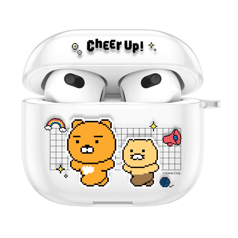 QPLUS x KAKAO Friends หูฟัง TWS BT24 White (Type-C) Free Rainbow Gift Case