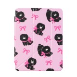 QPLUS x KAKAO Friends เคส iPad Gen 10th/11th 2025 Y Model Fluffy Ribbon Club Pink
