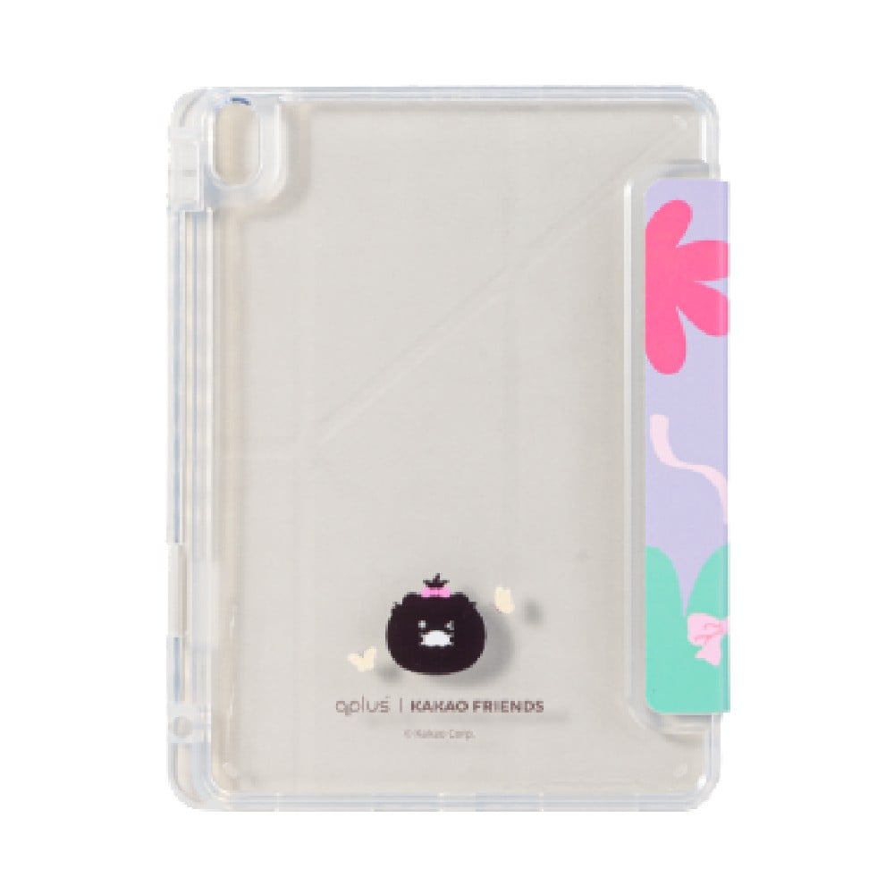 QPLUS x KAKAO Friends เคส iPad Air4/5/6/7/8 11 2026 (M2/M3/M4) Y Model Fluffy Ribbon Club Purple