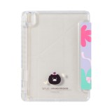 QPLUS x KAKAO Friends เคส iPad Air4/5/6/7/8 11 2026 (M2/M3/M4) Y Model Fluffy Ribbon Club Purple