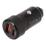 ที่ชาร์จแบตในรถ Blue Box Car Charger 1 USB-A / 1 USB-C (75W) Black (BB-CC05)