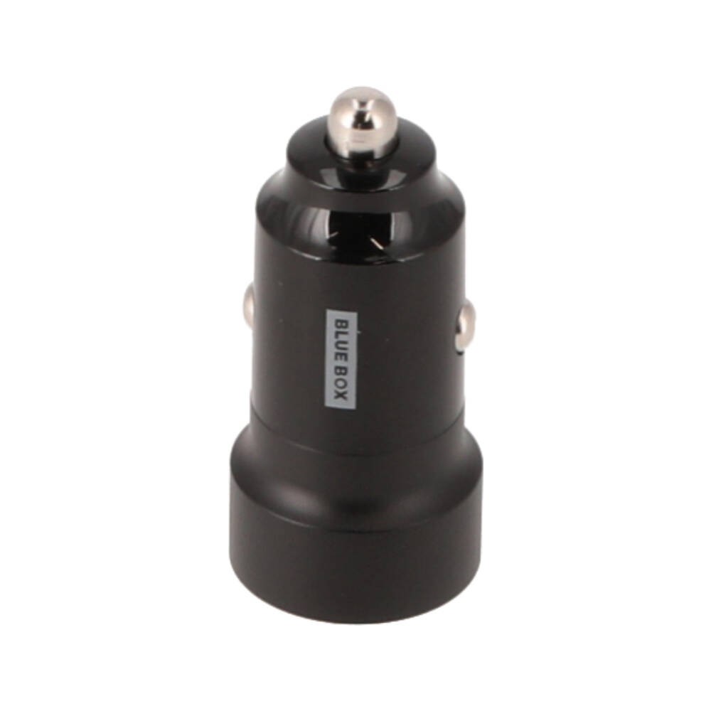 ที่ชาร์จแบตในรถ Blue Box Car Charger 1 USB-A / 1 USB-C (75W) Black (BB-CC05)