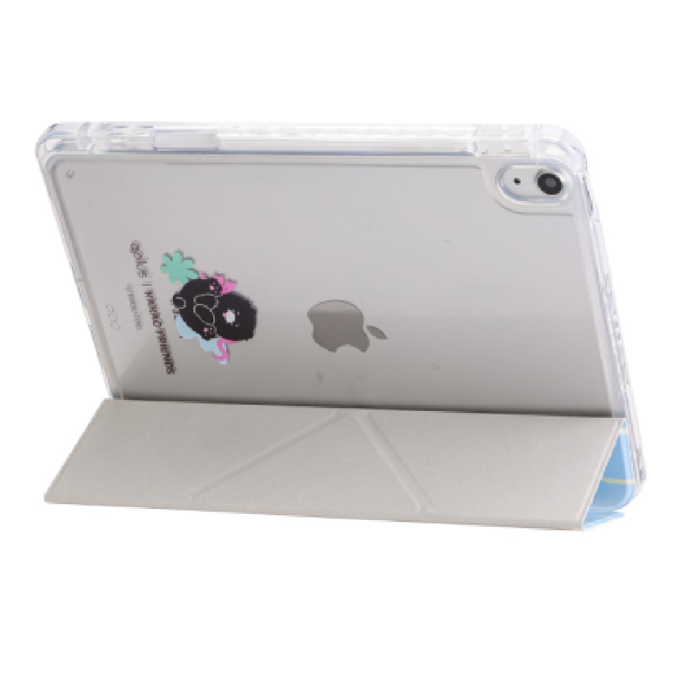 QPLUS x KAKAO Friends เคส iPad Air4/5/6/7/8 11 2026 (M2/M3/M4) Y Model Fluffy Ribbon Club Blue