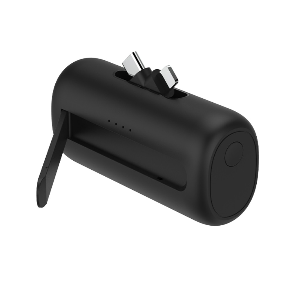 พาวเวอร์แบงค์ FOX 5,000 mAh Pocket Power 1xType-C with Type-C & Lightning Ports B5K01 (CCC) Black