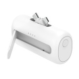 พาวเวอร์แบงค์ FOX 5,000 mAh Pocket Power 1xType-C with Type-C & Lightning Ports B5K01 (CCC) White