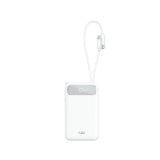 พาวเวอร์แบงค์ FOX 20,000 mAh 22.5.W 1xType-C LED Display 2-in-1 Cable 208A1 (CCC) White