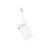 พาวเวอร์แบงค์ FOX 20,000 mAh 22.5.W 1xType-C LED Display 2-in-1 Cable 208A1 (CCC) White
