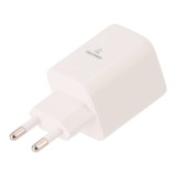 อะแดปเตอร์ TECHPRO Wall USB Charger 1 USB-C (PD45W) + USB-C to USB-A AG-401 White