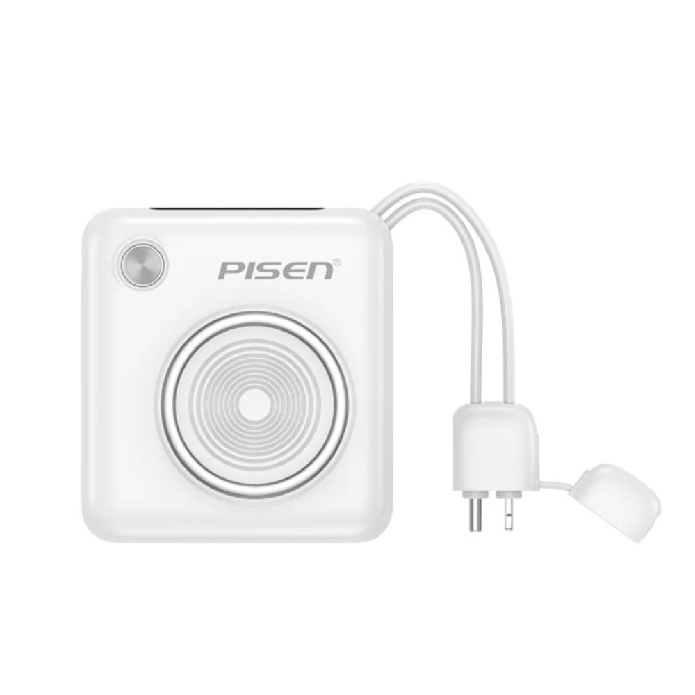 พาวเวอร์แบงค์ Pisen 10,000 mAh TP-D105 (CCC) White