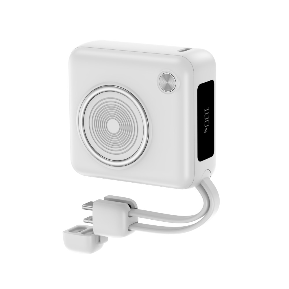 พาวเวอร์แบงค์ Pisen 10,000 mAh TP-D105 (CCC) White