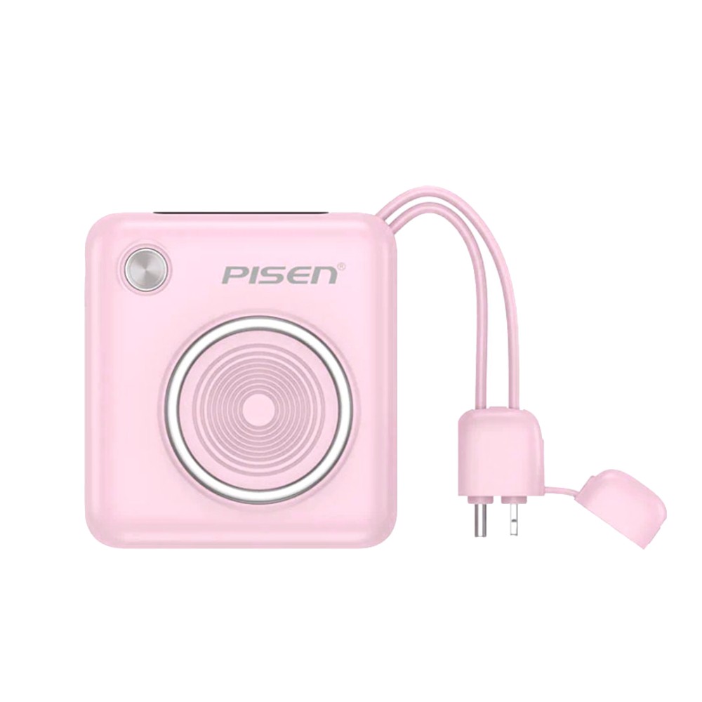 พาวเวอร์แบงค์ Pisen 10,000 mAh TP-D105 (CCC) Pink